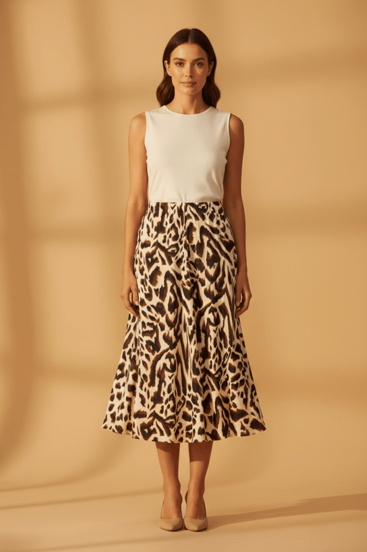 Cartoon Rock Lang Casual Animal Print