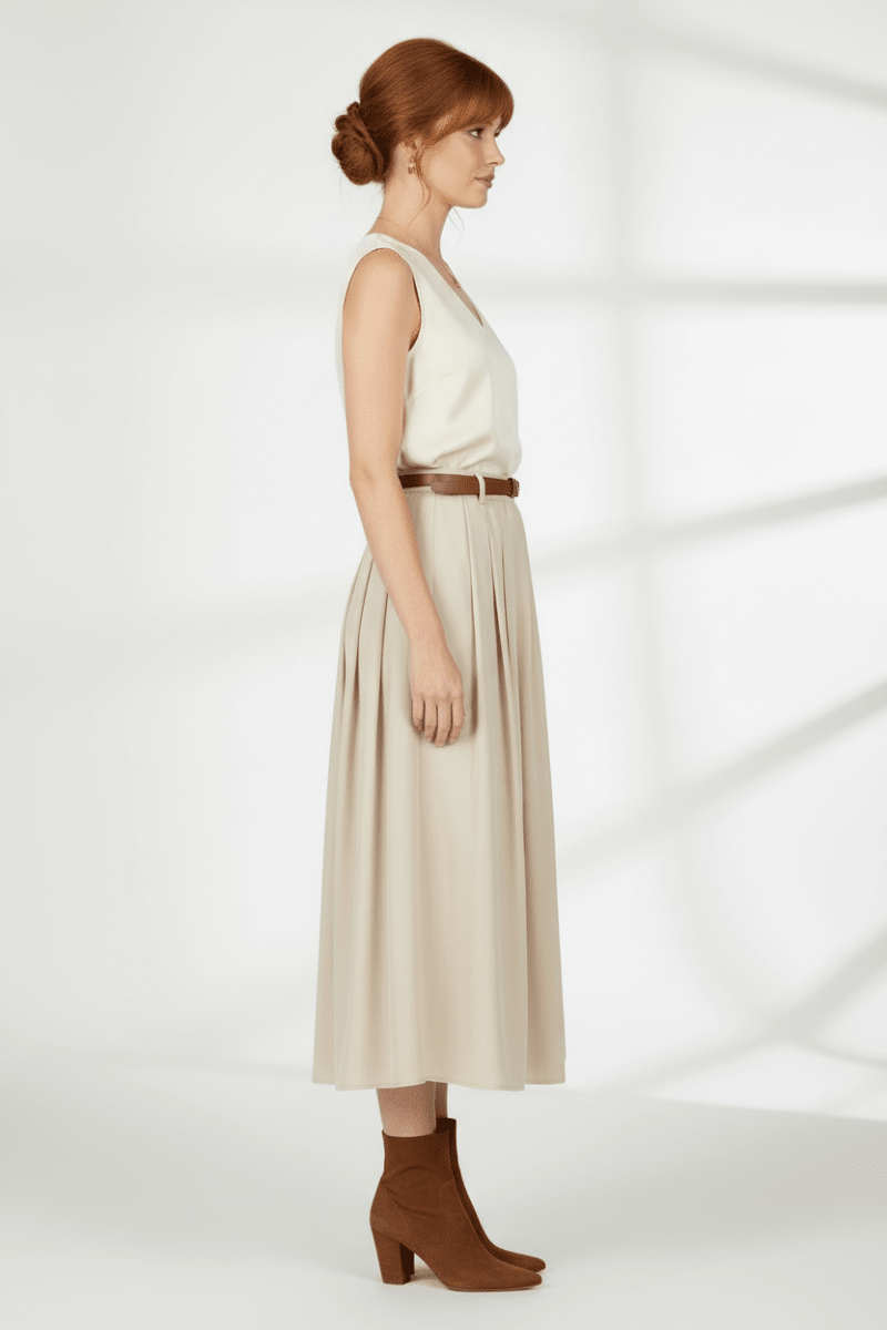 Cartoon Rock Lang Casual in der Farbe Beige