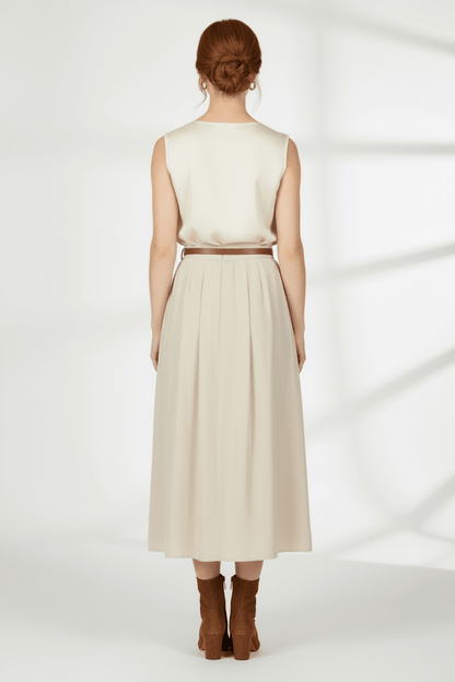 Cartoon Rock Lang Casual in der Farbe Beige