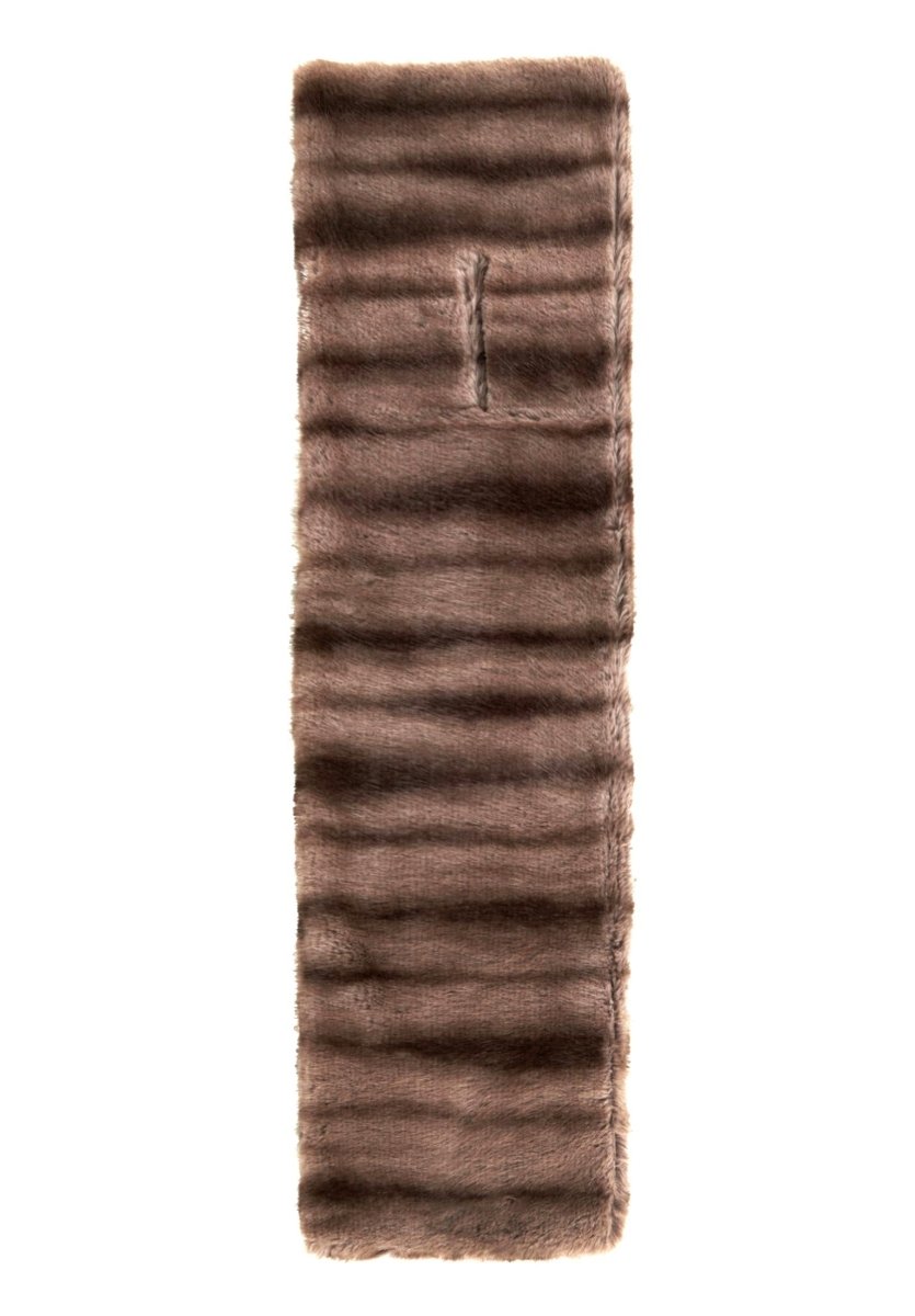 Cartoon Schal Beige Braun
