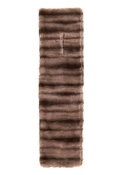 Cartoon Schal Beige Braun