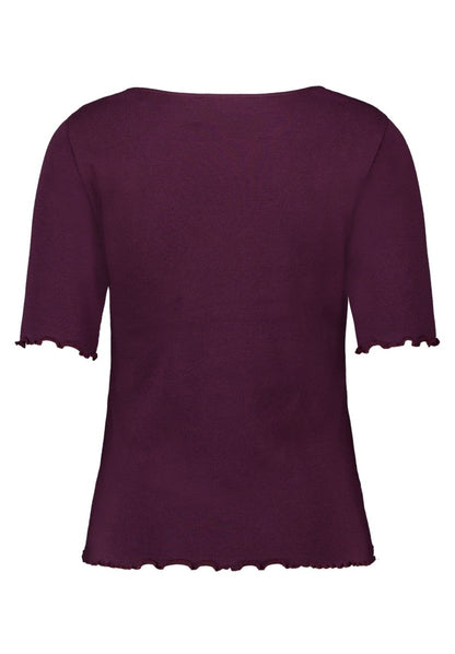 Cartoon Shirt Kurz 1/2 Arm Dark Dahlia