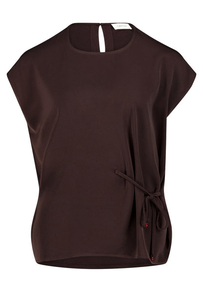 Cartoon Shirt Kurz 1/2 Arm in der Farbe Braun