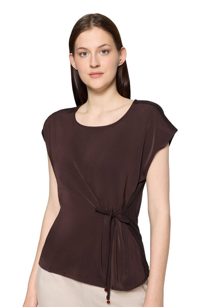 Cartoon Shirt Kurz 1/2 Arm in der Farbe Braun
