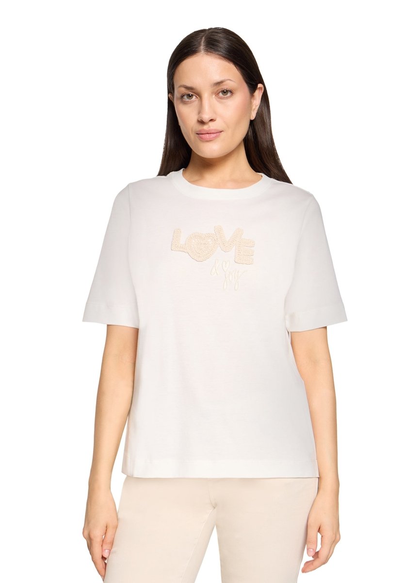 Cartoon Shirt Kurz 1/2 Arm in der Farbe Offwhite