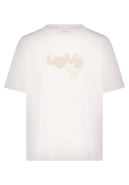 Cartoon Shirt Kurz 1/2 Arm in der Farbe Offwhite