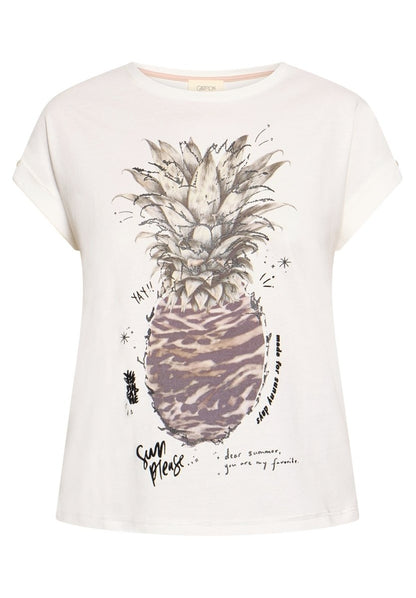 Cartoon Shirt Kurz 1/2 Arm in der Farbe Weiẞ