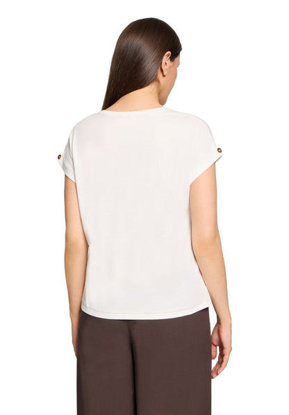 Cartoon Shirt Kurz 1/2 Arm in der Farbe Weiẞ