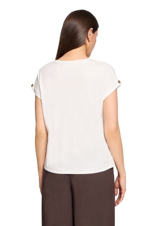 Cartoon Shirt Kurz 1/2 Arm in der Farbe Weiẞ