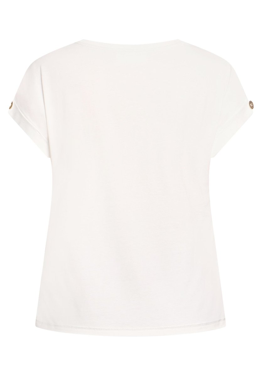 Cartoon Shirt Kurz 1/2 Arm in der Farbe Weiẞ