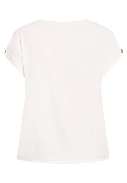 Cartoon Shirt Kurz 1/2 Arm in der Farbe Weiẞ