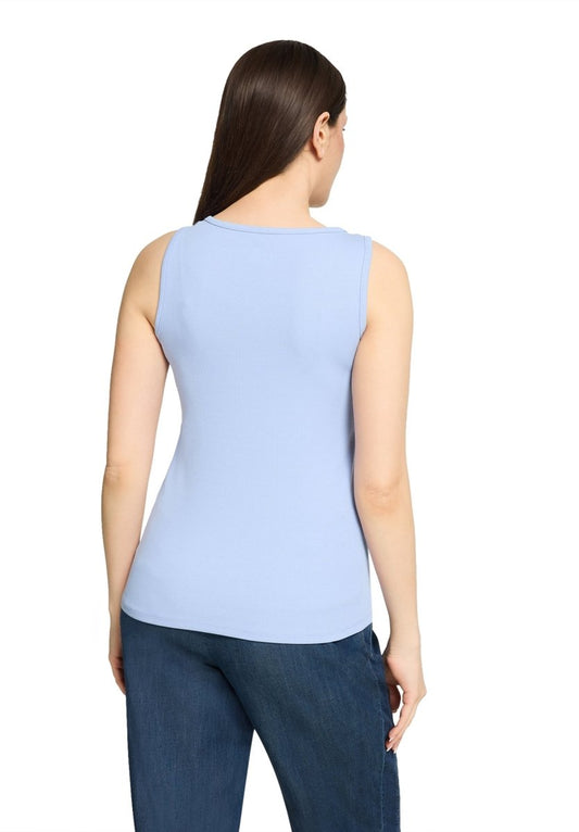 Cartoon Shirt Kurz ohne Arm in der Farbe Hellblau