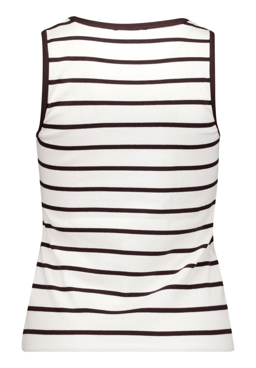 Cartoon Shirt Kurz ohne Arm in der Farbe White