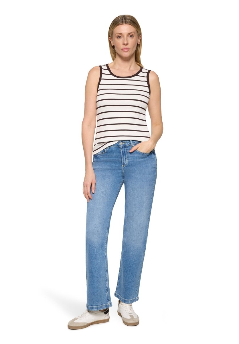 Cartoon Shirt Kurz ohne Arm in der Farbe White