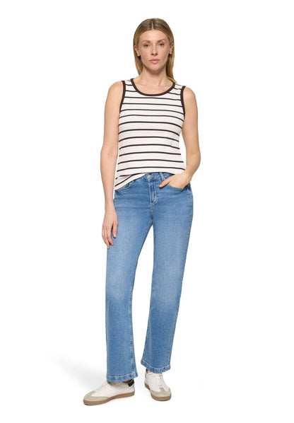 Cartoon Shirt Kurz ohne Arm in der Farbe White