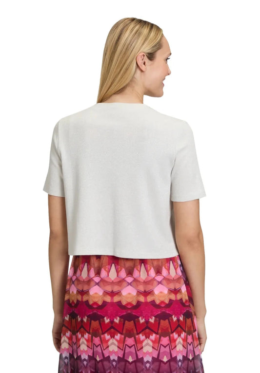 Cartoon Shirtjacke Cream/Silver