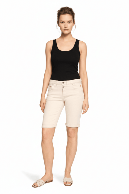 Cartoon Shorts Jeans in der Farbe Beige