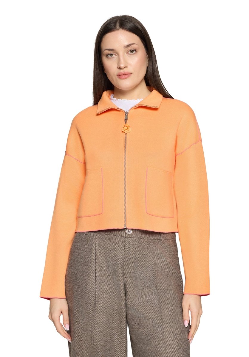 Cartoon Strickjacke Kurz 1/1 Arm