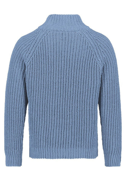 Cartoon Strickpullover Flintgrau