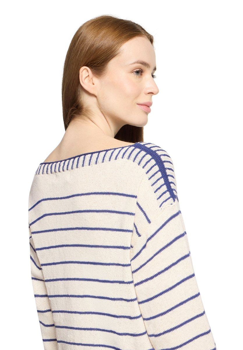 Cartoon Strickpullover Kurz 1/1 Arm in der Farbe Beige