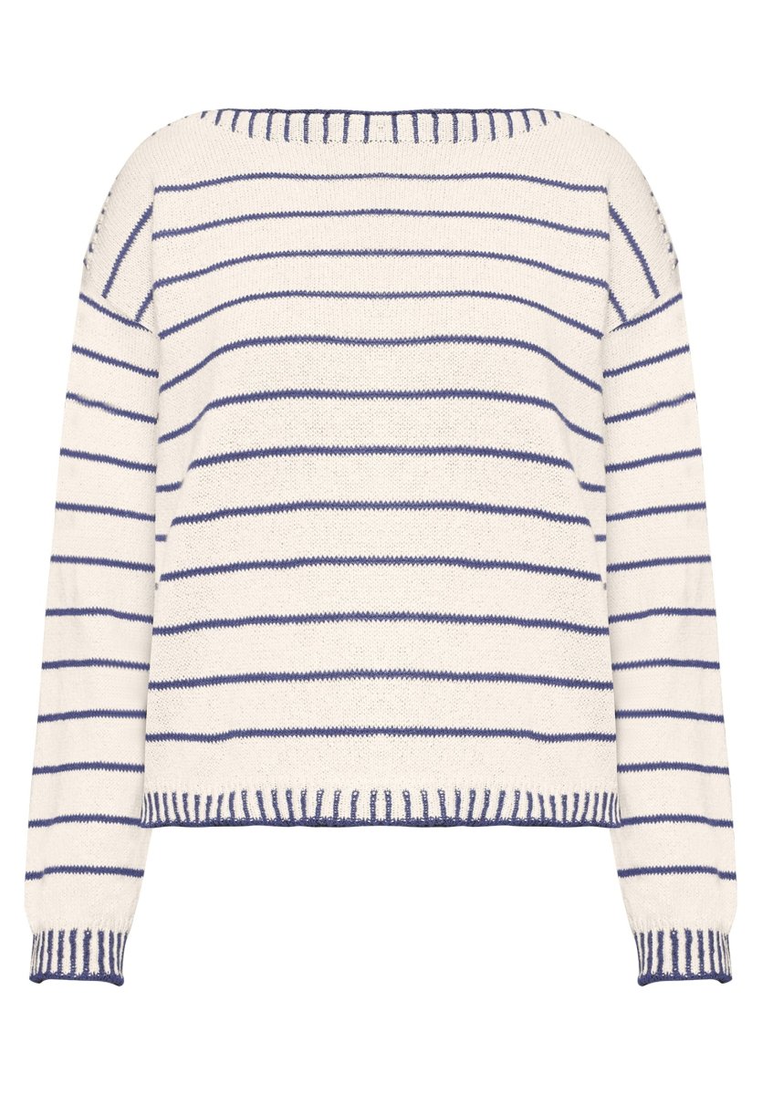 Cartoon Strickpullover Kurz 1/1 Arm in der Farbe Beige