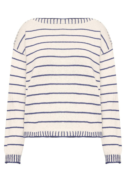 Cartoon Strickpullover Kurz 1/1 Arm in der Farbe Beige