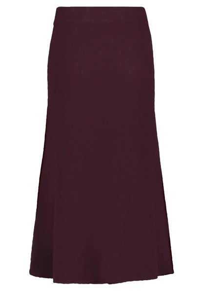 Cartoon Strickrock in der Farbe Dark Aubergine