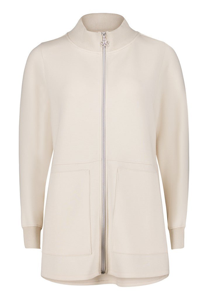 Cartoon Sweat Jacke Lang 1/1 Arm White Swan