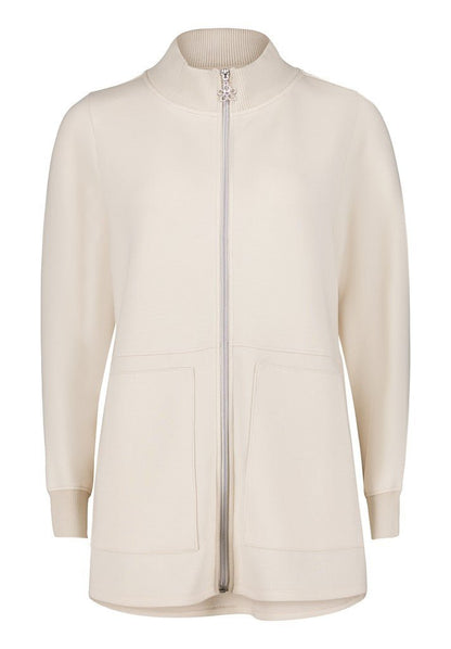 Cartoon Sweat Jacke Lang 1/1 Arm White Swan