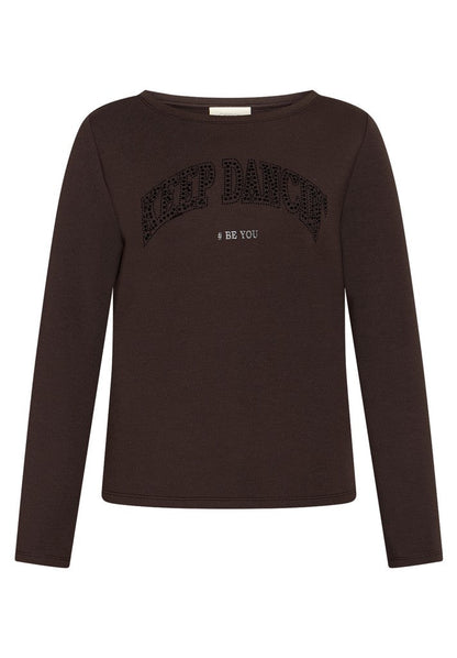 Cartoon Sweat Kurz 1/1 Arm Patch Brown/Black