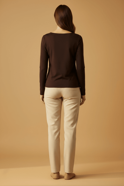 Cartoon Sweat Kurz 1/1 Arm Patch Brown/Black