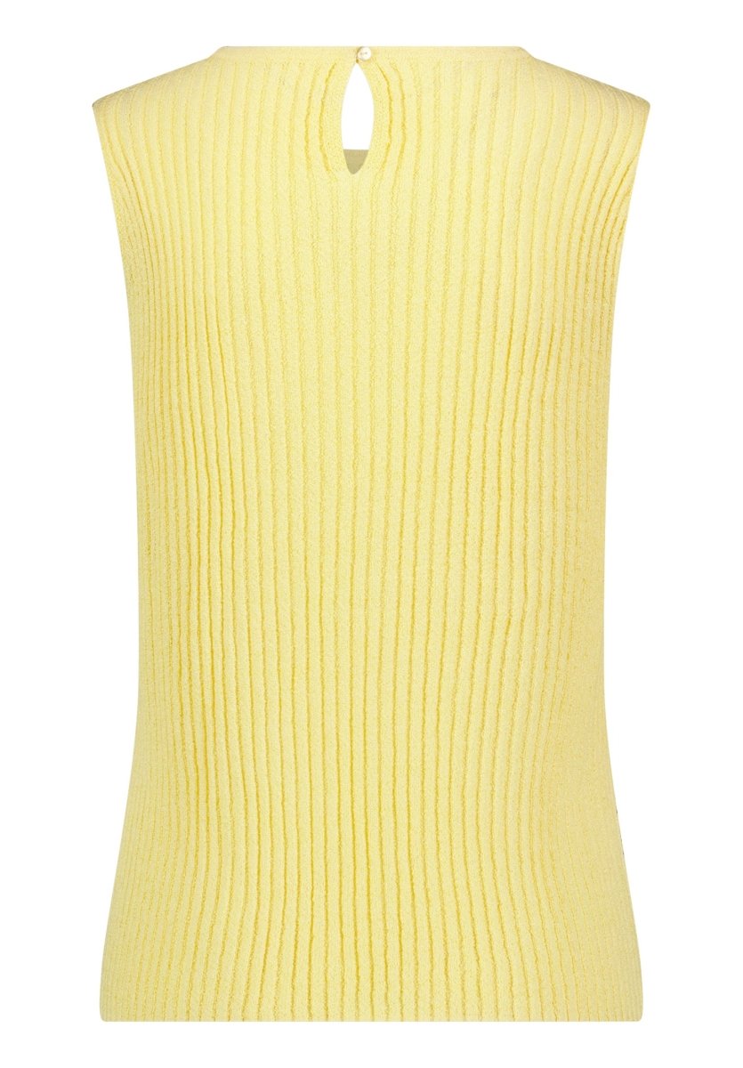 Cartoon Sweat Kurz ohne Arm in der Farbe Gelb