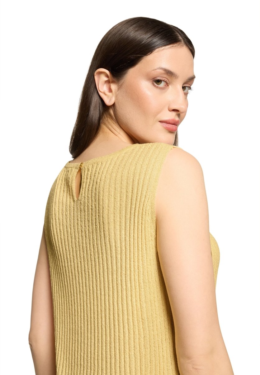 Cartoon Sweat Kurz ohne Arm in der Farbe Gelb