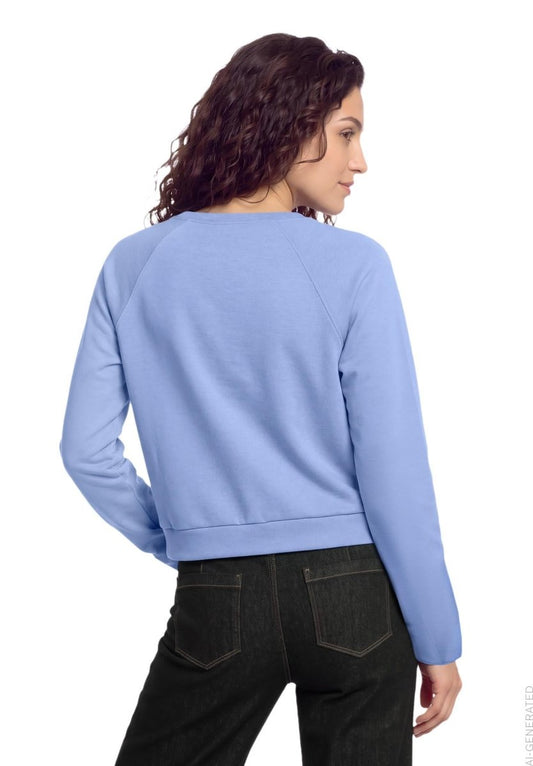 Cartoon Sweatshirt Flintgrau