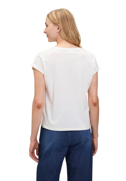 Cartoon T-Shirt Patch in der Farbe Cream