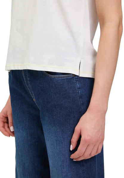 Cartoon T-Shirt Patch in der Farbe Cream