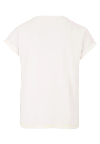 Cartoon T-Shirt Patch in der Farbe Cream