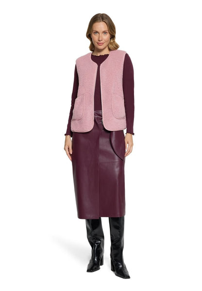Cartoon Weste Fell/Pelz Light Mauve