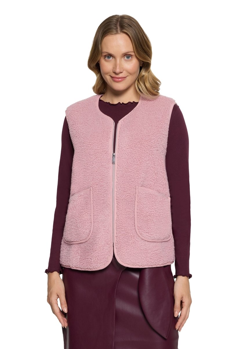 Cartoon Weste Fell/Pelz Light Mauve