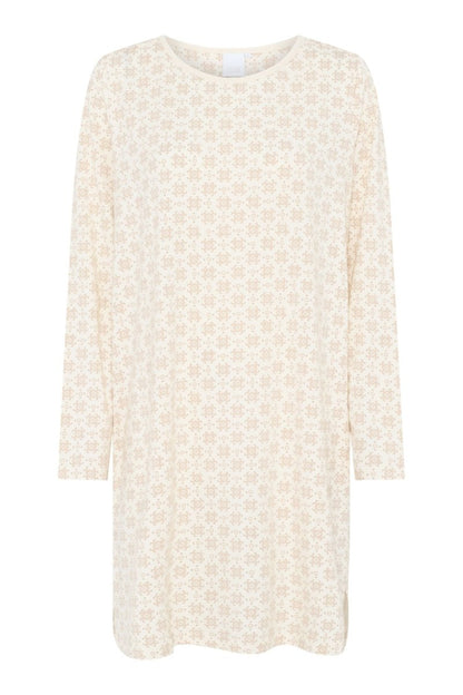 CCDK Bea L/S Dress Cement AOP
