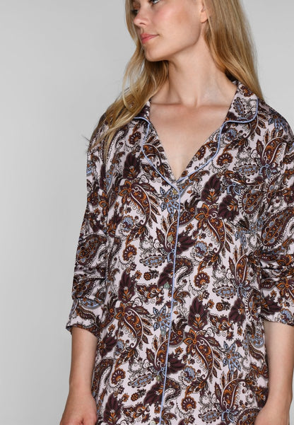 CCDK Josephine Dress Fudge AOP