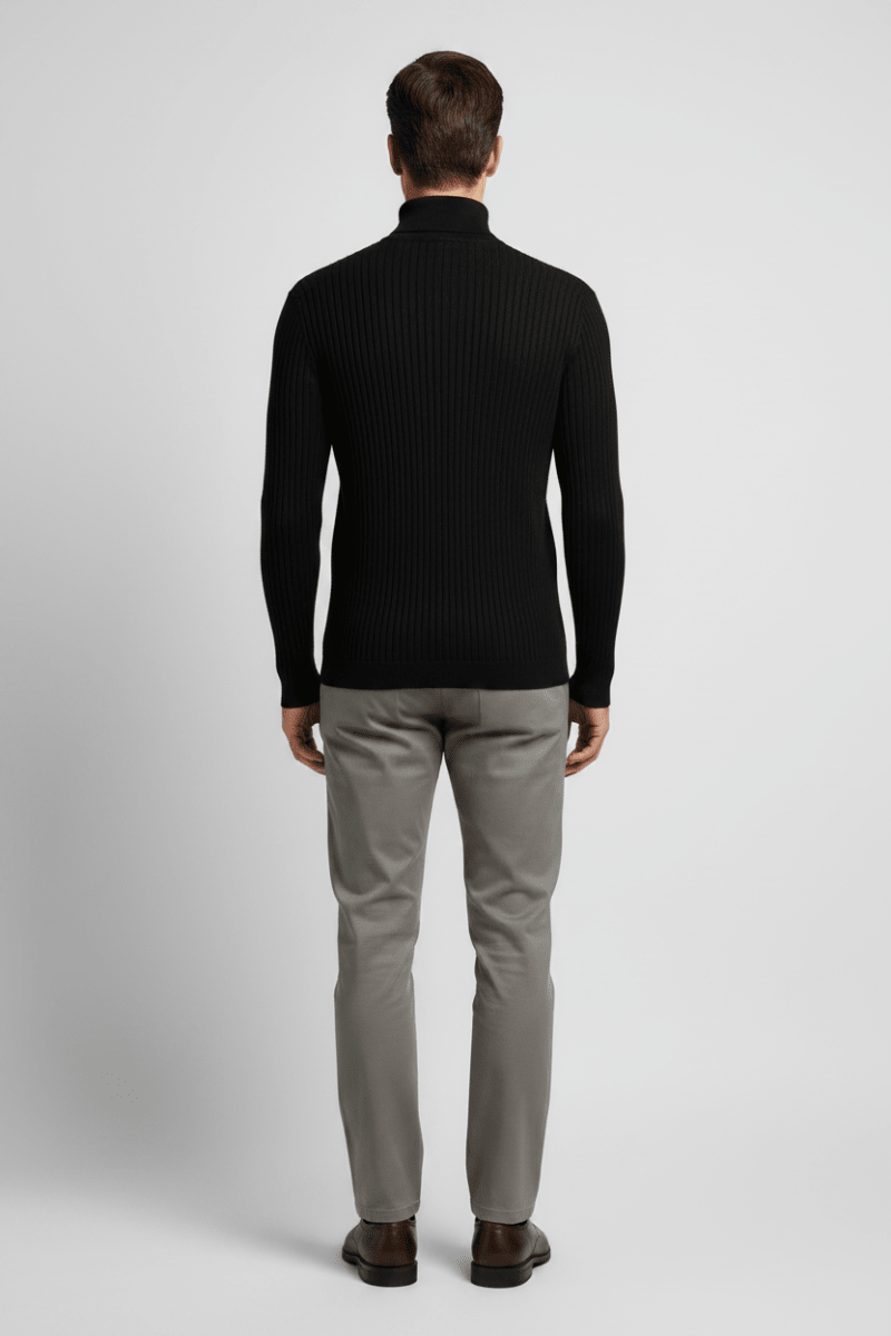 Drykorn Pullover Miguel – Rollkragen, Schwarz