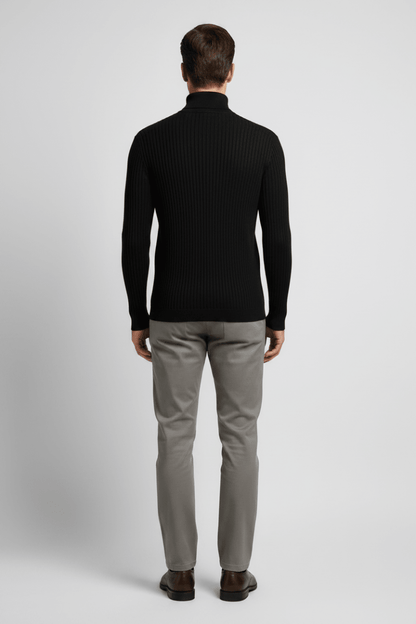 Drykorn Pullover Miguel – Rollkragen, Schwarz