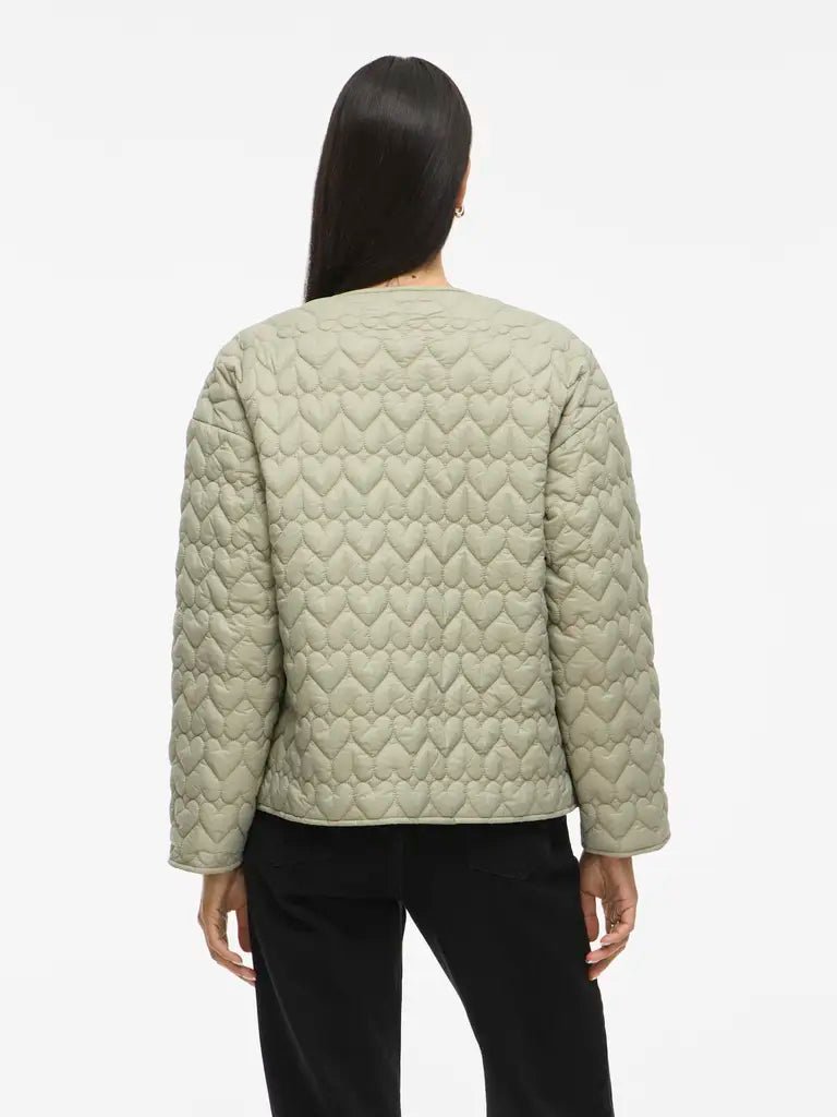 Elegante Visilla L/S Steppjacke in der Farbe Olive