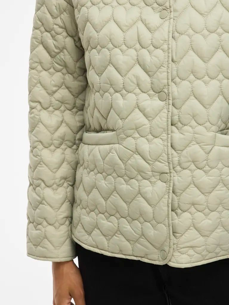 Elegante Visilla L/S Steppjacke in der Farbe Olive