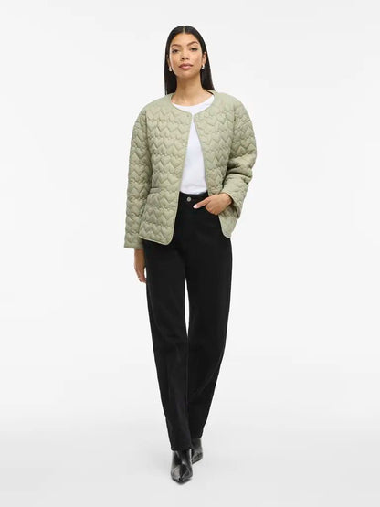 Elegante Visilla L/S Steppjacke in der Farbe Olive