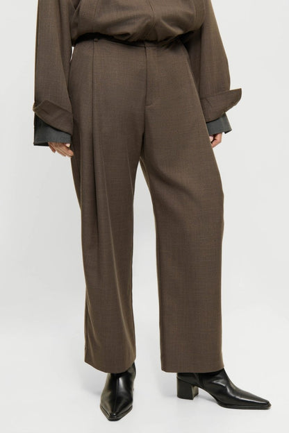 Elvine Damen Hose Admira TactileWeave in Braun Meliert