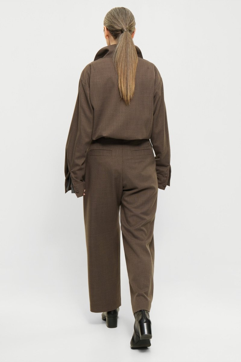 Elvine Damen Hose Admira TactileWeave in Braun Meliert