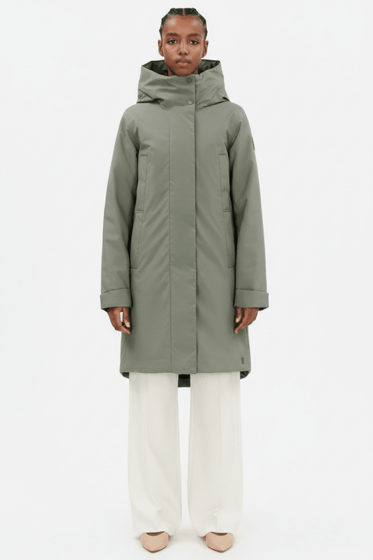 Elvine Damen Jacke Eline PET Poly 5K in Silbergrün