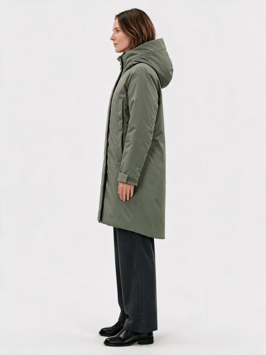 Elvine Damen Jacke Eline PET Poly 5K in Silbergrün